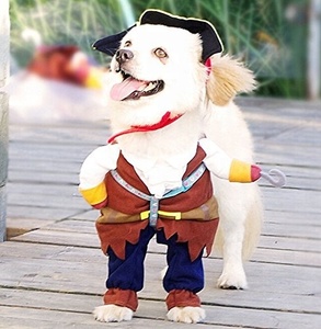 Funny Pet ropa pirata gato traje Corsair vestirse partido ropa para <span class=keywords><strong>perro</strong></span> de gato más sombrero - Product Image 4