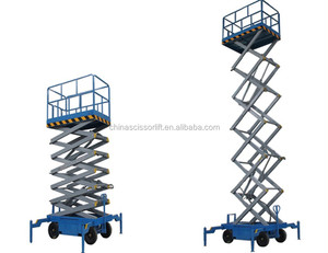 足場塔 シザーリフト 足場 油圧シザープラットフォームリフト - Product Image 2