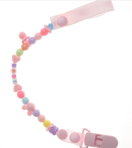 Nuovo Clip per Ciuccio con Catena Fatta a Mano con Perline Colorate, <span class=keywords><strong>Portaciuccio</strong></span> per Neonati e Bambini - Product Image 4