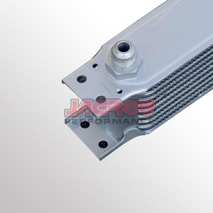 Universal 9 Row 235mm matrix <span class=keywords><strong>AN</strong></span>-10AN Aluminium Motor Getriebeölkühler Schwarze - Product Image 2