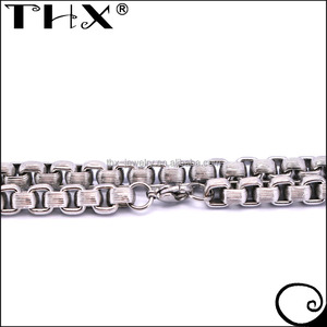 Mens Jewelry 2ミリメートル-5ミリメートル16 "-40" <span class=keywords><strong>Silver</strong></span> Stainless Steel Square <span class=keywords><strong>Rolo</strong></span> Necklace <span class=keywords><strong>Chain</strong></span>