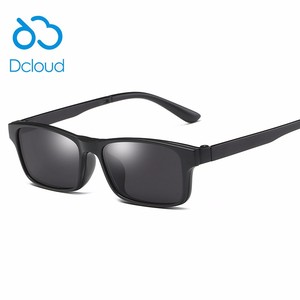 2017 muchachas vendedoras calientes de la manera diseñan la lente grande del marco de las <span class=keywords><strong>lentes</strong></span> TR90 se puede quitar el clip ma - Product Image 5