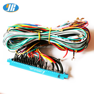 Cavo jamma a 28 pin per scheda di gioco arcade 5 6 tasti connettore da 4.8mm cablaggio telaio