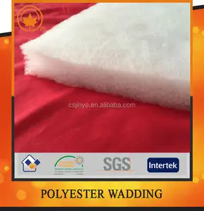 Toptan yüksek kalite ucuz yıkama Polyester Wadding/vuruş yorgan ve giysi için