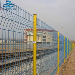 Pabrik Cina Harga Murah Kawat Dilapisi Pvc 10 Gauge Pagar Jala Kawat Yang Dilas