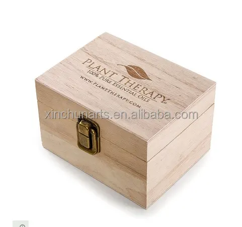 Cajas de madera para embalaje de aceites esenciales