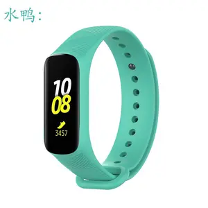 New Silicone Rubber Watch Strap Band For Samsung Galaxy Fit E / SM-R375 Watch Band Wrist Bracelet Straps