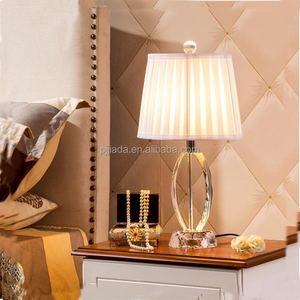 Lamparas europa breve cristallo lampada da comodino abajur mesa sala lampada di cristallo di Illuminazione breve cristallo moderna lampada da tavolo - Product Image 4