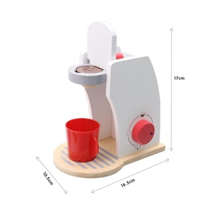 Modèle 3D en <span class=keywords><strong>bois</strong></span> de haute qualité, jeu de simulation pour enfants, <span class=keywords><strong>jouet</strong></span> de cafetière, jouets de cuisine en <span class=keywords><strong>bois</strong></span> - Product Image 6