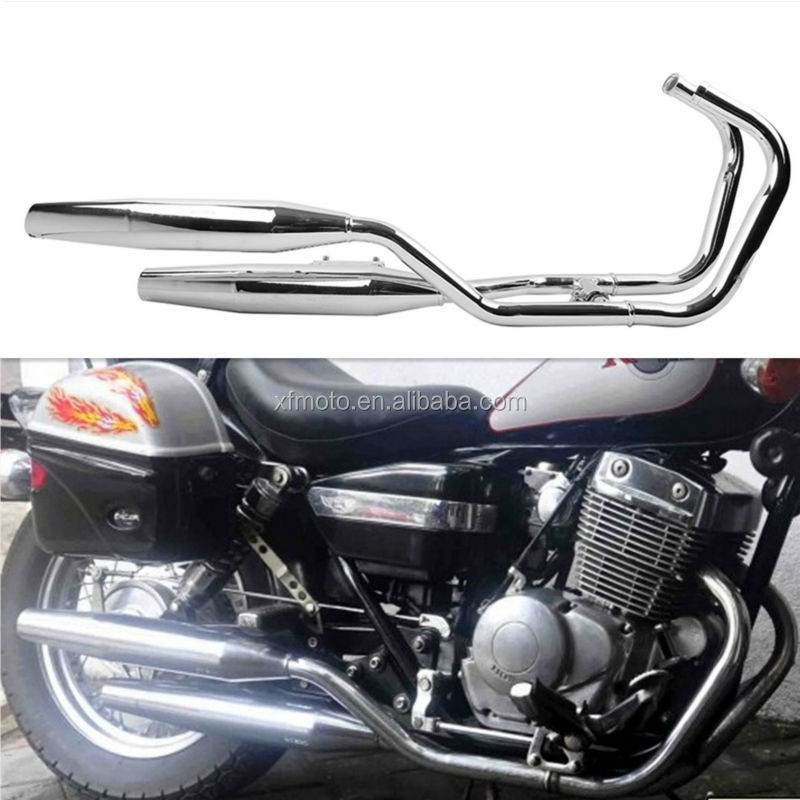 Односторонний глушитель выхлопной трубы TCMT для Honda Rebel 250 CA250 CMX250 1985-2014