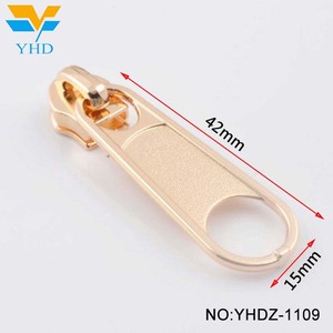 Nhà Máy wholesalelle Kẽm hợp kim puller Runner kim loại Zip thanh trượt - Product Image 4