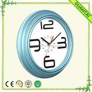 12 "Alta resistencia Bulova Reloj de pared con marco de color para su hogar