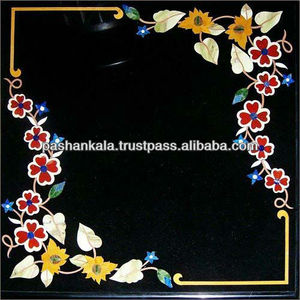 Exclusive Inlay Marble <b>Stone</b> Dining <b>Table</b> <b>Top</b> - Product Image 1