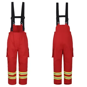 Fire Fighter Broek Met Slings Tegen Brand Broek