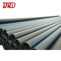 Tuyau en PEHD de 150 mm de diamètre, DN150 PN10 PN16, prix des tuyaux en plastique pour l'eau