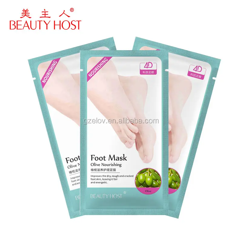 Best Selling Foot Mask Peeling Exfoliating Olive Nourishing Peeling Foot Mask Skin Care Foot Peeling Mask All Skin Types OEM/ODM