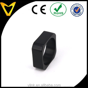Black <strong>Capital</strong> Letter Wedding Band, Fashion Engraved <strong>Titanium</strong> Wedding Ring,Black Engraved D <strong>Titanium</strong> Wedding Ring - Product Image 3