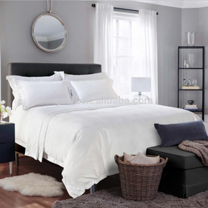 Linge <span class=keywords><strong>de</strong></span> <span class=keywords><strong>lit</strong></span> double blanc 100% coton, haute qualité, collection hôtel <span class=keywords><strong>de</strong></span> luxe, linge <span class=keywords><strong>de</strong></span> <span class=keywords><strong>lit</strong></span> bon marché, vente en gros - Product Image 4