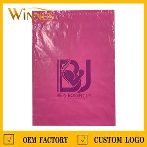 Biểu tượng tùy chỉnh in số lượng lớn Matt Đen hồng trắng Poly mail vận chuyển chuyển phát nhanh túi nhựa gửi thư phong bì - Product Image 3