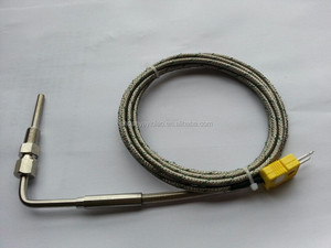 เทอร์โมคัปเปิลชนิด <span class=keywords><strong>K</strong></span> สำหรับวัดอุณหภูมิไอเสีย พร้อมหัววัดแบบเปิดและขั้วต่อ - Product Image 5