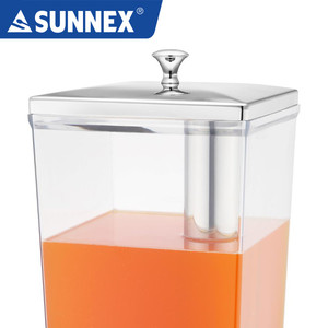 Dispensador de Jugos de Acero Inoxidable de Lujo de 12 Cuartos de Galón con Recipiente de Policarbonato, Grifo Tomlinson y Base Especial - Product Image 3