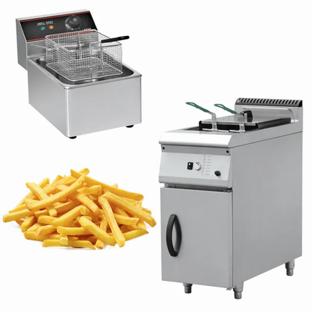 Otel restoran ekipmanları ücretsiz ayakta kızarmış tavuk fritöz makinesi/KFC fritöz/patates cipsi fritöz BN900-G801A