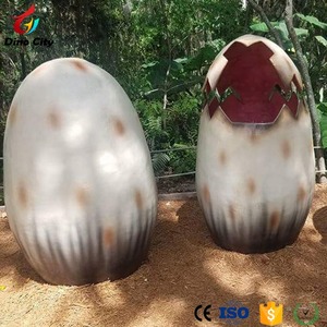 Modello sveglio dell'uovo del dinosauro della vetroresina della decorazione all'aperto - Product Image 3