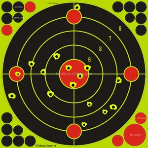 Que Dính 12Inch Giấy Bắn Mục Tiêu Phản Ứng Bắn Mục Tiêu Bắn Súng - Product Image 6