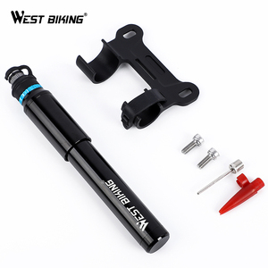 <span class=keywords><strong>Pompe</strong></span> à main portable WEST BIKING 150 PSI haute pression pour vélo avec valve Presta et Schrader, mini <span class=keywords><strong>pompe</strong></span> à vélo avec tuyau et <span class=keywords><strong>poche</strong></span> - Product Image 2