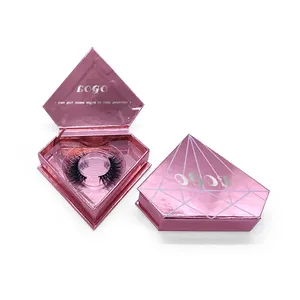 SY shuying ciglia rosa personalizzate confezione vassoio scatola diamante rosa ciglia