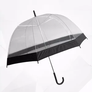 Nouveau Produit Plein Écran Impression Pas Cher Dôme Clair Parapluie Transparent