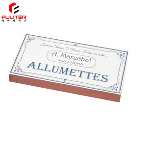 Fancy Standard Size Safety Matchbox White Matches Box
