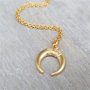 Della boemia <span class=keywords><strong>Collana</strong></span> Del Pendente Del <span class=keywords><strong>Corno</strong></span> 925 Sterling <span class=keywords><strong>Argento</strong></span> Crescent Moon Pendente Della <span class=keywords><strong>Collana</strong></span> Dei Monili - Product Image 4