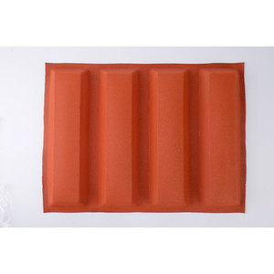 <span class=keywords><strong>Molde</strong></span> <span class=keywords><strong>Rectangular</strong></span> de Fibra de Vidrio y Silicona de Grado Alimenticio Ecológico para Hornear Pan, Baguette Francesa, Hotdog, Sub Roll y Pastel - Product Image 2