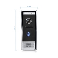 Système d'interphone vidéo filaire Bcomtech 10 pouces avec lumière LED IR Night Vision
