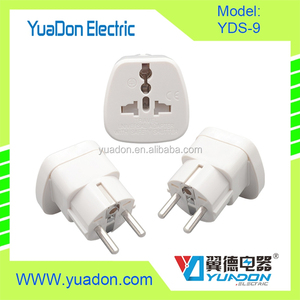 Электрическое дорожное зарядное устройство с 2-контактным переходником на 3-контактный переходник, адаптер питания с стандарта США и Европы - Product Image 3