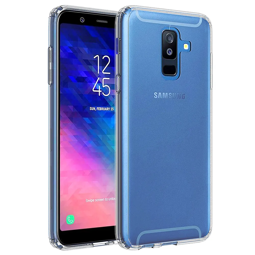 For Samsung Galaxy A6 Plus 2018 Acrylic Case PC Phone Cover
