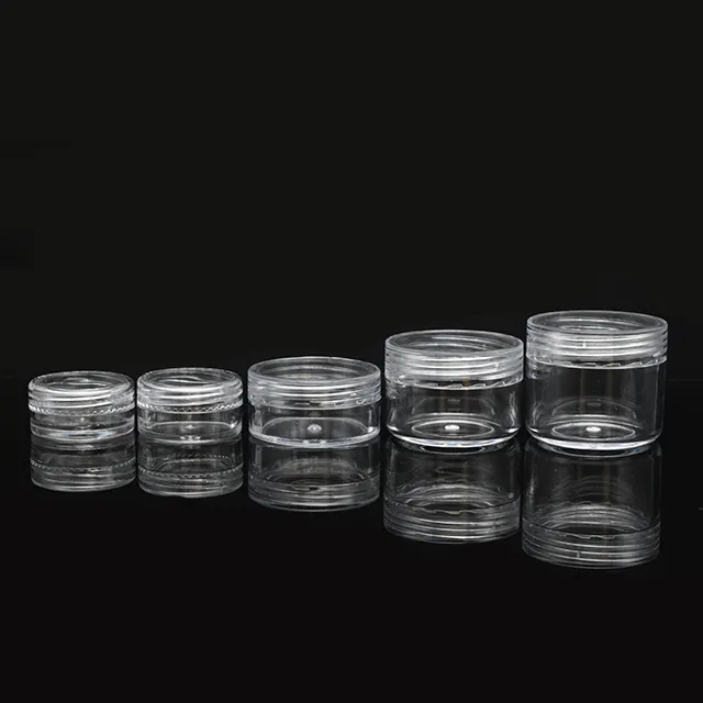 Frasco de plástico de lujo para cosméticos, frasco vacío de 5 ml para muestra de cosméticos, 30g, 20g, 10g, 5g