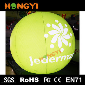 Ao ar livre verde Multidão Levou Bola Inflável balões de hélio publicidade propaganda lift off modelo Glow In The Dark - Product Image 6