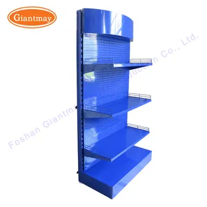 Commercial Display Shelf Convenience Store Wholesale Exhibitors Powder Coated Metal Commercial Detachable Supermarket Shelves Display Products Items