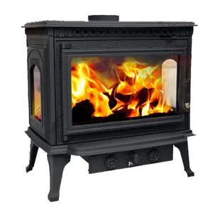 Indoor old freestanding wood-Burning Stoves, metal wood burning fireplace for sale