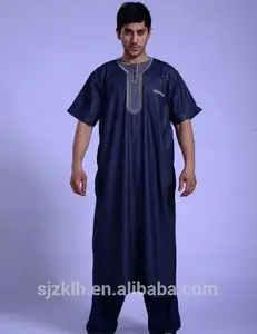 2018 latest kurta designs for men high-grade daffah thobe jubah lelaki men's thobe and thawb men islamic clothing