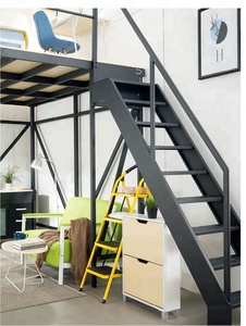 Tipo de Metal estructura de hierro para loft <span class=keywords><strong>apartamento</strong></span> dormitorio con escalera del edificio de apartamentos - Product Image 4