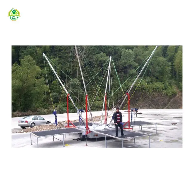 Fantástico conveniente bungee trampolín en el remolque (QX-120C)/bungee trampolín cable/euro bungee trampolín