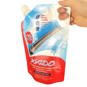 1L 2L doypack 喷口液体洗衣袋用于洗衣粉的塑料袋