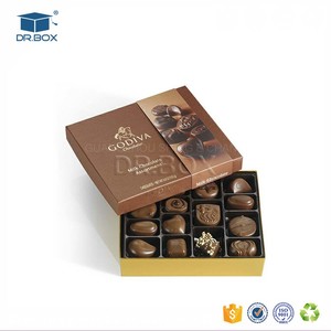 Chất lượng cao sang trọng các tông tùy chỉnh in trang trí đóng gói Kẹo sô cô la Hộp quà tặng - Product Image 4