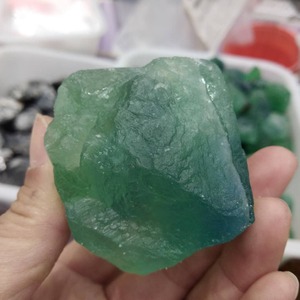 Pietra Grezza naturale Fluorite Verde Minerale Grezzo Specimen Tumbled Fluorite Pietra Grezza Per Souvenir - Product Image 2
