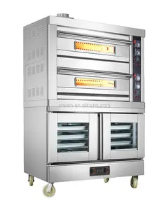 CT-PZ24 + 10 Kabinet Fermentasi Elektrik dengan Oven Pizza