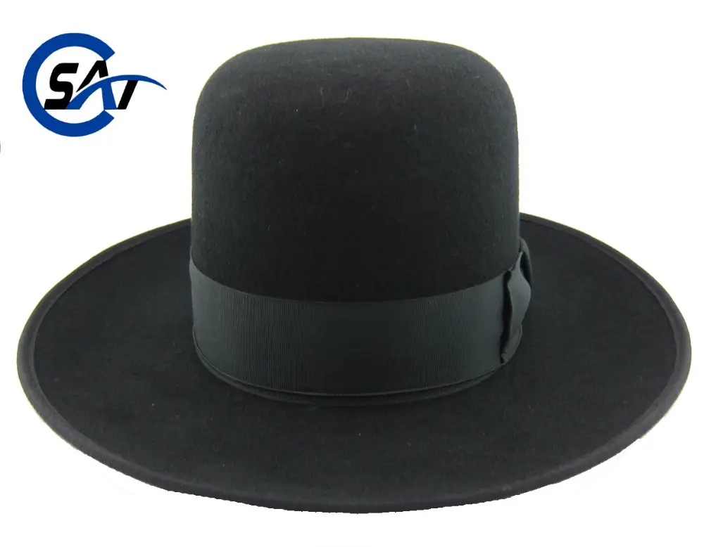 Chapeau maille de lapin pour hommes, chapeau médiéval, borsalino