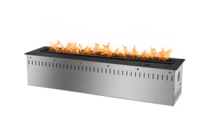 <span class=keywords><strong>Chimenea</strong></span> <span class=keywords><strong>de</strong></span> <span class=keywords><strong>Bioetanol</strong></span> <span class=keywords><strong>Empotrada</strong></span> Inteligente <span class=keywords><strong>de</strong></span> Acero Inoxidable con Control Remoto, Inno Fire <span class=keywords><strong>de</strong></span> 30 Pulgadas, Negra o Plateada - Product Image 3